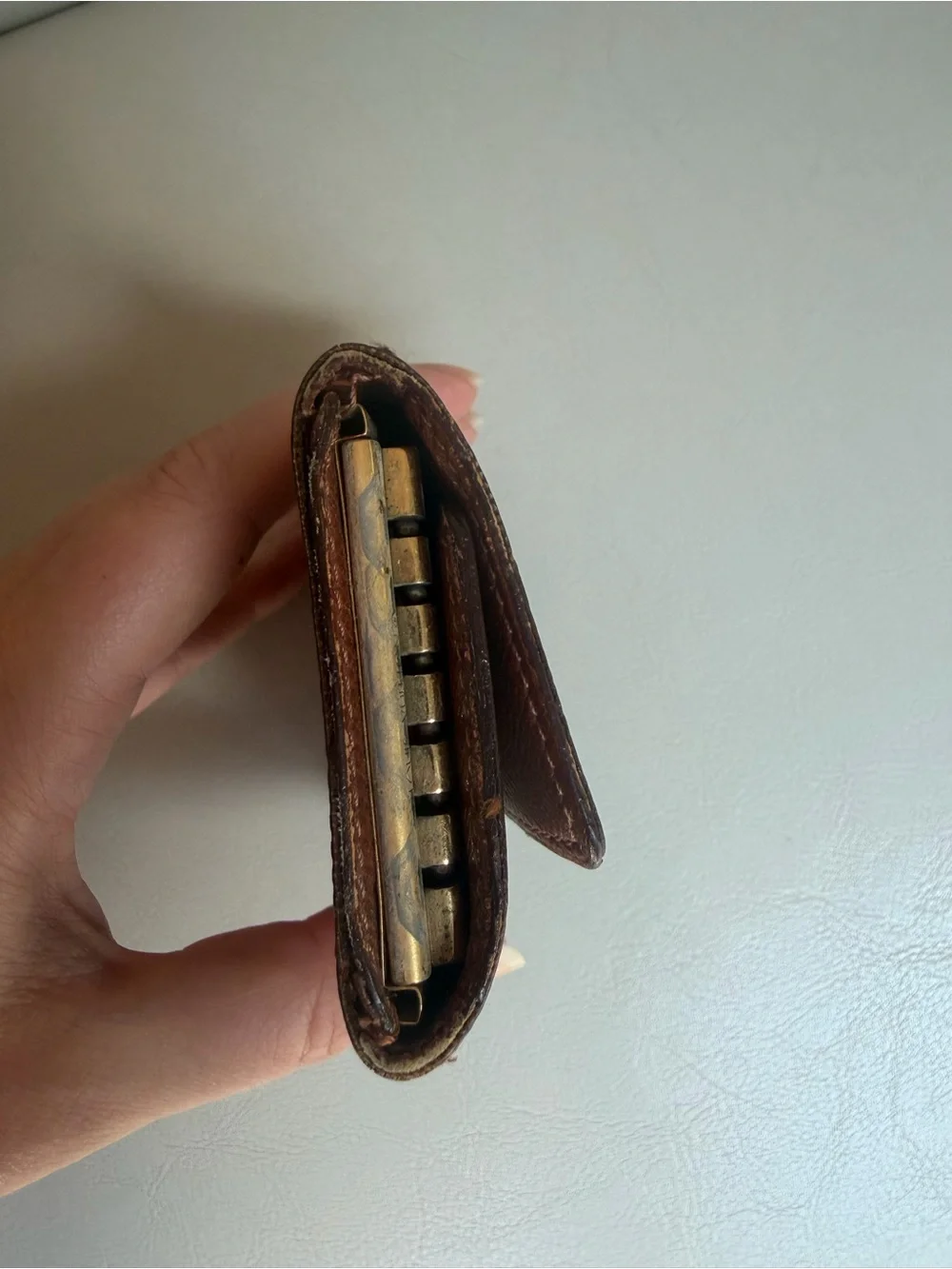 Authentic Louis Vuitton Classic Monogram Key Holder Vintage